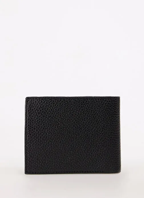 Fabrika Siyah Erkek Cüzdan Frk 358 Flt Deri Siyah