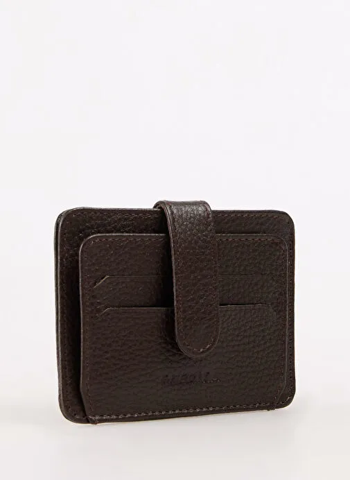 Fabrika Kahverengi Erkek Cüzdan Frk 362 Flt Deri Kahve