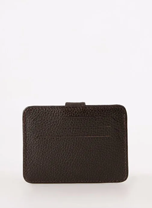 Fabrika Kahverengi Erkek Cüzdan Frk 362 Flt Deri Kahve