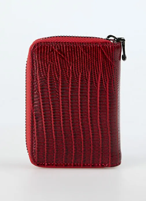 Fabrika Kırmızı Kadın Deri Cüzdan Frk 527 Lzr Deri krmz