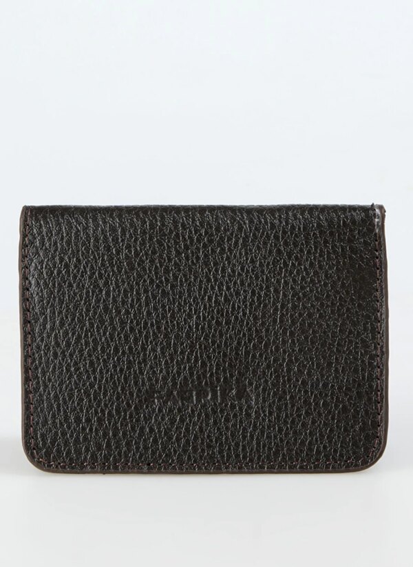 Fabrika Kahverengi Erkek Deri Kartlık Frk 354 Flt Deri Kahve