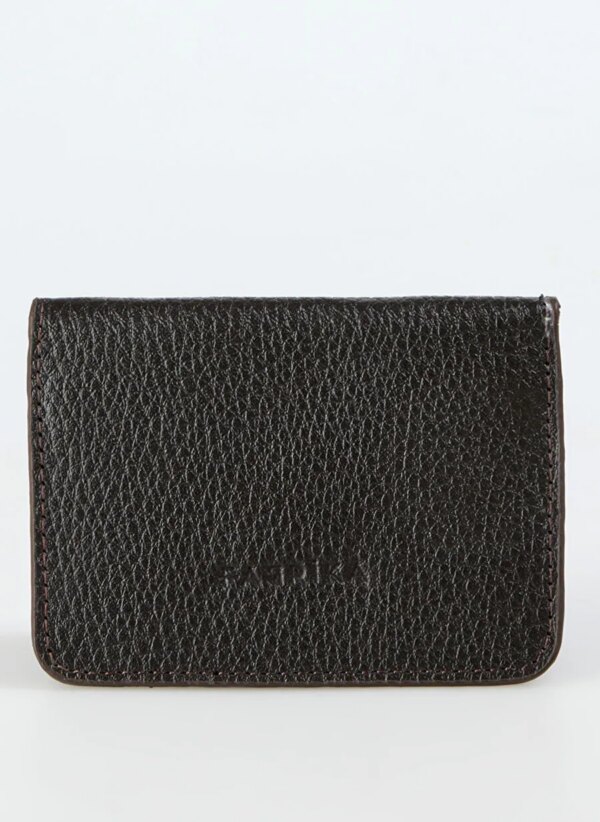 Fabrika Kahverengi Erkek Deri Kartlık Frk 354 Flt Deri Kahve