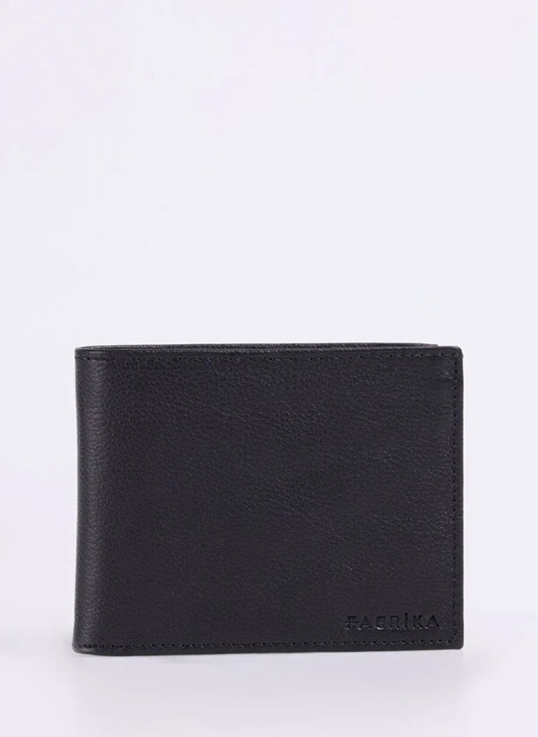 Fabrika Siyah Erkek Cüzdan Frk kutu 2025 cep