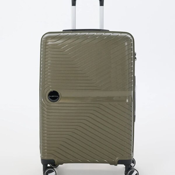 Fabrika Haki Unisex Çekçekli Sert Valiz FAB-5239 ORTA