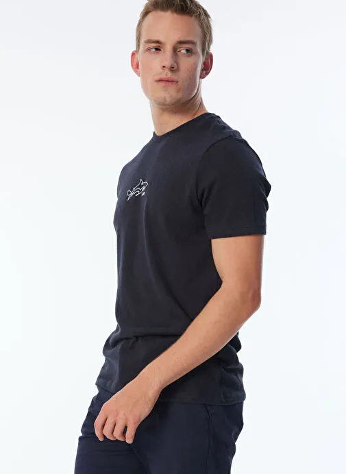 Jeep Lacivert Erkek T-Shirt C4SM-TST4646