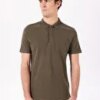 Jeep Taş Erkek Polo Yaka Relaxed Nakışlı Polo T-Shirt C4SM-TST4528