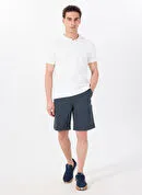 Jeep Siyah Erkek Lastikli   Su İtici - 4 Yöne Esneyen Kargo Şort J4SM-SHT7207