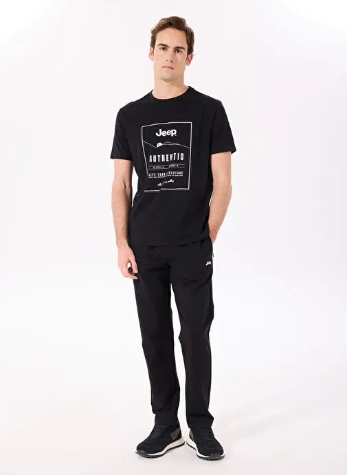 Jeep Basic Siyah Erkek Eşofman Altı J4SM-EA7249