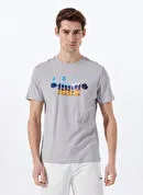 Jeep Siyah Erkek Bisiklet Yaka Relaxed Baskılı T-Shirt J4SM-TST7257