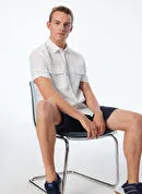 Jeep Siyah Erkek Relaxed Gömlek C4SM-GML4703