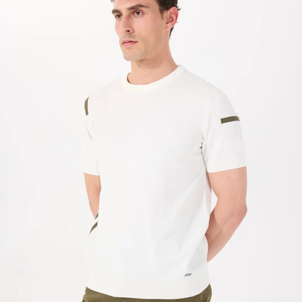 Jeep Ekru Erkek Bisiklet Basic Düz Kazak J5SM-KZK7208