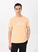 Jeep Turuncu Erkek Relaxed Baskılı T-Shirt J4SM-TST7238
