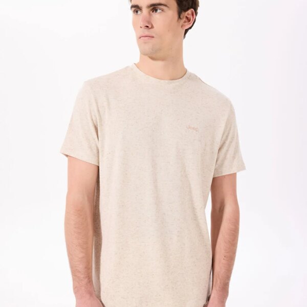 Jeep Taş Erkek Loose Fit Keten Karışımlı T-Shirt J5SM-TST7373