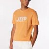 Jeep Turuncu Erkek Relaxed Baskılı T-Shirt J4SM-TST7238