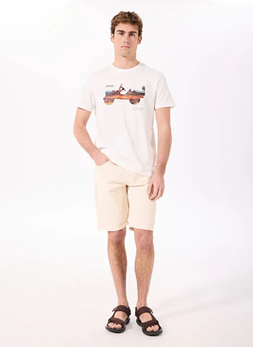 Jeep Taş Erkek Basic Düz Şort J5SM-SHT7242