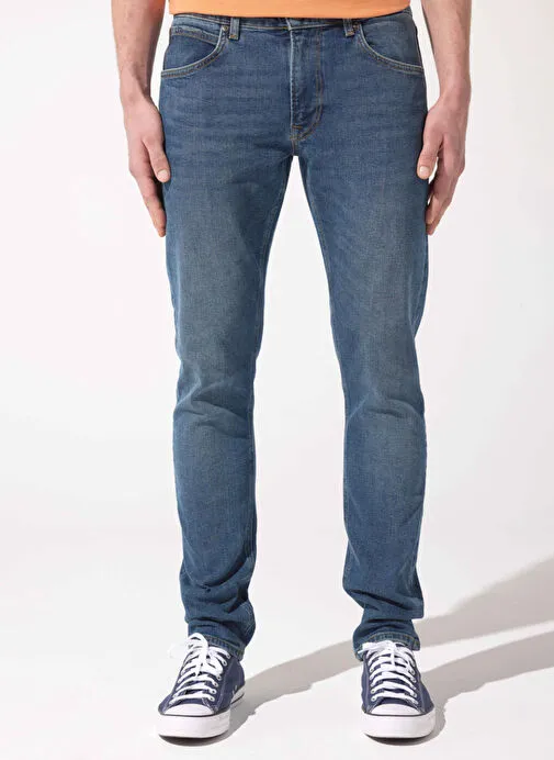 Lee  Erkek Dar Paça Slim Fit  Denim Pantolon L719043XT_Luke