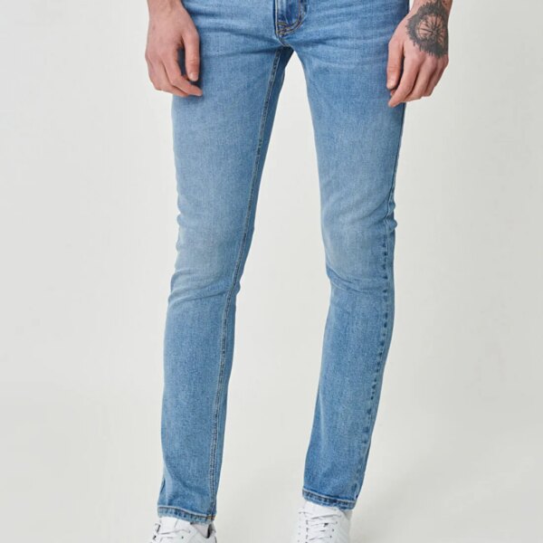 Lee  Erkek Dar Paça Slim Fit  Denim Pantolon L719059XT_Luke