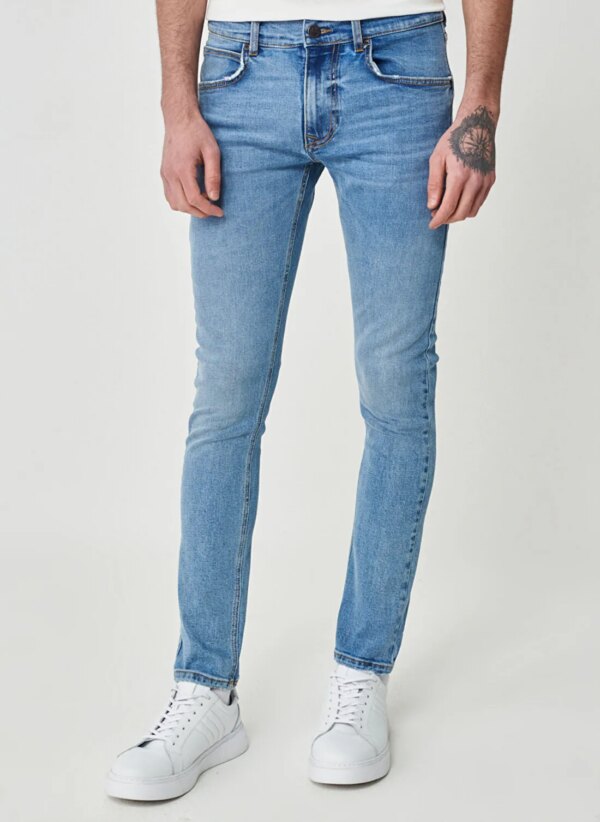 Lee  Erkek Dar Paça Slim Fit  Denim Pantolon L719059XT_Luke