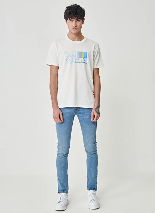 Lee  Erkek Dar Paça Slim Fit  Denim Pantolon L719059XT_Luke