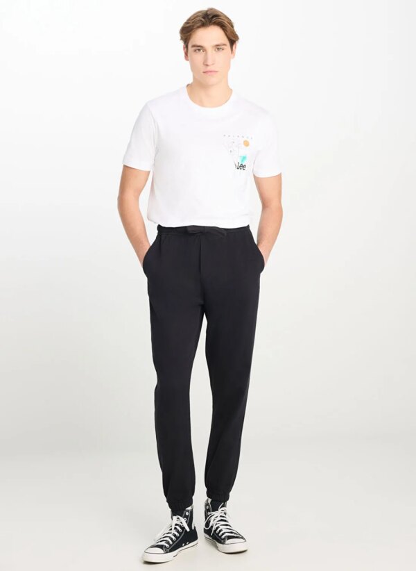 Lee Antrasit Erkek Regular Fit Pantolon MLM04009003 Jogger Örme Pantolon