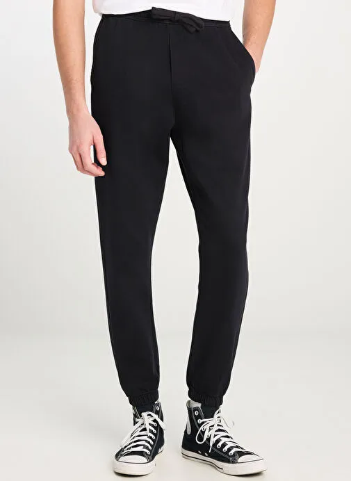 Lee Antrasit Erkek Regular Fit Pantolon MLM04009003 Jogger Örme Pantolon