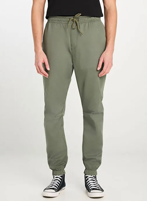 Lee Haki Erkek Regular Fit Pantolon MLM04008801 Jogger Pantolon