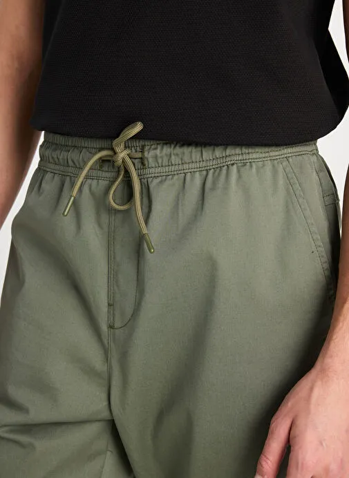 Lee Haki Erkek Regular Fit Pantolon MLM04008801 Jogger Pantolon