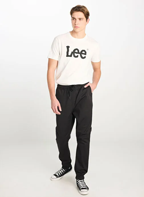 Lee Siyah Erkek Regular Fit Pantolon MLM04008001 Jogger Pantolon
