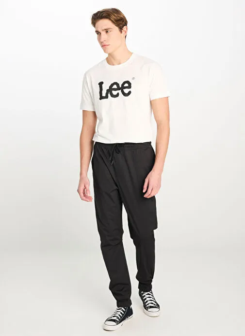 Lee Siyah Erkek Regular Fit Pantolon MLM04008001 Jogger Pantolon