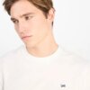 Lee Beyaz Erkek Regular Fit T-Shirt ML60UFQ12 Regular Fit Patch Logo