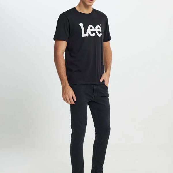 Lee_8684555140_Siyah_1_db58375c Lee Siyah Erkek Regular Fit T-Shirt ML65QAI01 Regular Fit Grafik