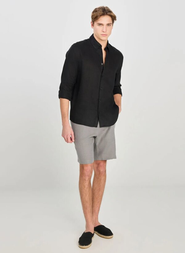 Lee Siyah Erkek Regular Fit Gömlek L2510549001 Regular Fit Gömlek