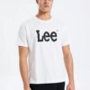 Lee Beyaz Erkek Regular Fit Logo Baskılı T-Shirt ML65QAI12 Regular Fit Grafik