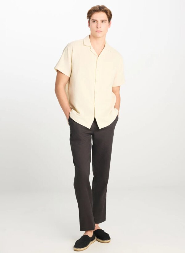 Lee Ekru Erkek Relaxed Gömlek L2510207102 Relaxed Fit Gömlek