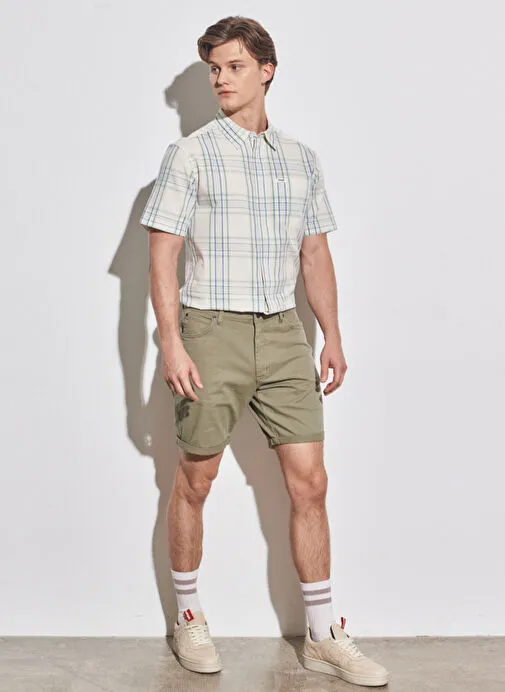 Wrangler Regular Fit Haki Erkek Şort W211205801_ Şort