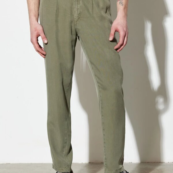 Normal Bel Regular Fit Haki Erkek Chino Pantolon W221266X45