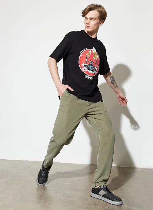 Normal Bel Regular Fit Haki Erkek Chino Pantolon W221266X45