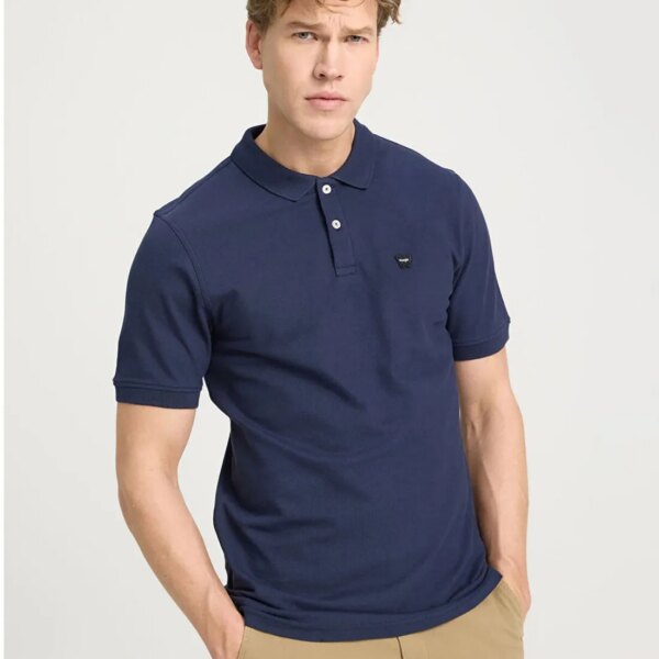 Wrangler Lacivert Erkek Polo T-Shirt W7D5K4XX2T410 Kısa Kollu Polo Tshir