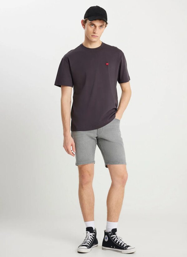 Wrangler Antrasit Erkek Relaxed T-Shirt MW7NM203877M39 Relaxed Fit Small