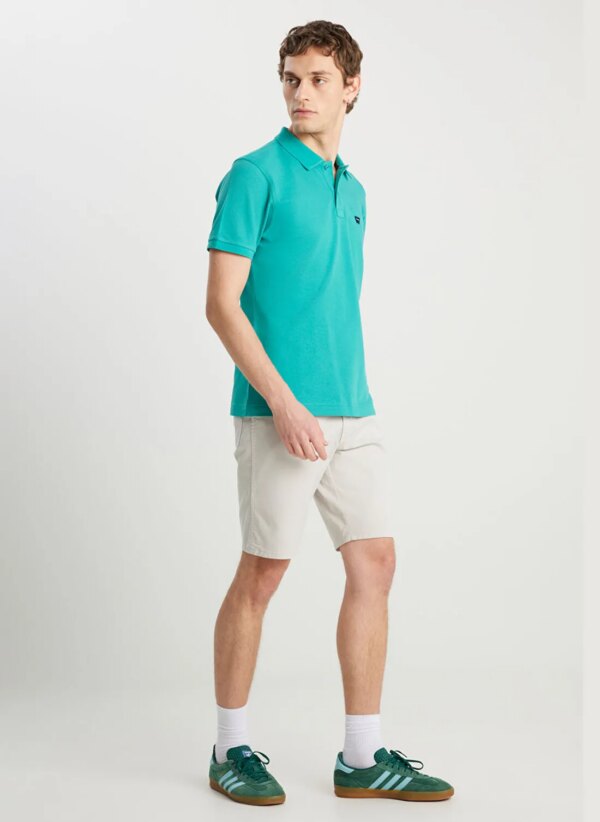 Wrangler Gri Erkek Slim Fit Şort W21120513 5 Cep Non Denim Şort